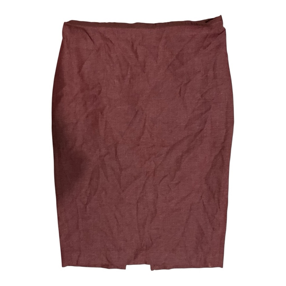 Express Burgundy Pencil Shirt 8